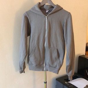 American Apparel Unisex flex fleece zip hoodie